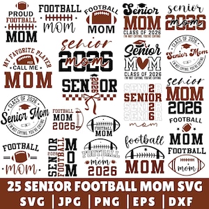 Senior Mom Football SVG,Graduation Year svg,Proud Senior Football Mom SVG,Senior Night Football Svg,Class of 2026 SVG,The final quarter