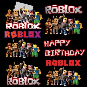 Roblox SVG-bundel, Roblox-lettertype, Gaming Svg-bestanden voor Cricut, Roblox Png, Roblox Boy Svg, verjaardag Svg, Robot Svg, Instant Download, Roblox svg