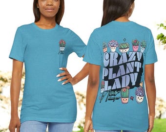 Crazy Plant Lady Retro Tee