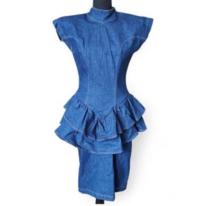 80s denim dress Union-Made Buttoned by Mc Karron, XL THE VAULT COLLECTIVE & ELSWHEN ELSEWEAR DR34077DN2915 80s Denim Dress - Etsy