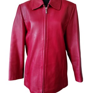 Claiborne Leather Jacket - Etsy