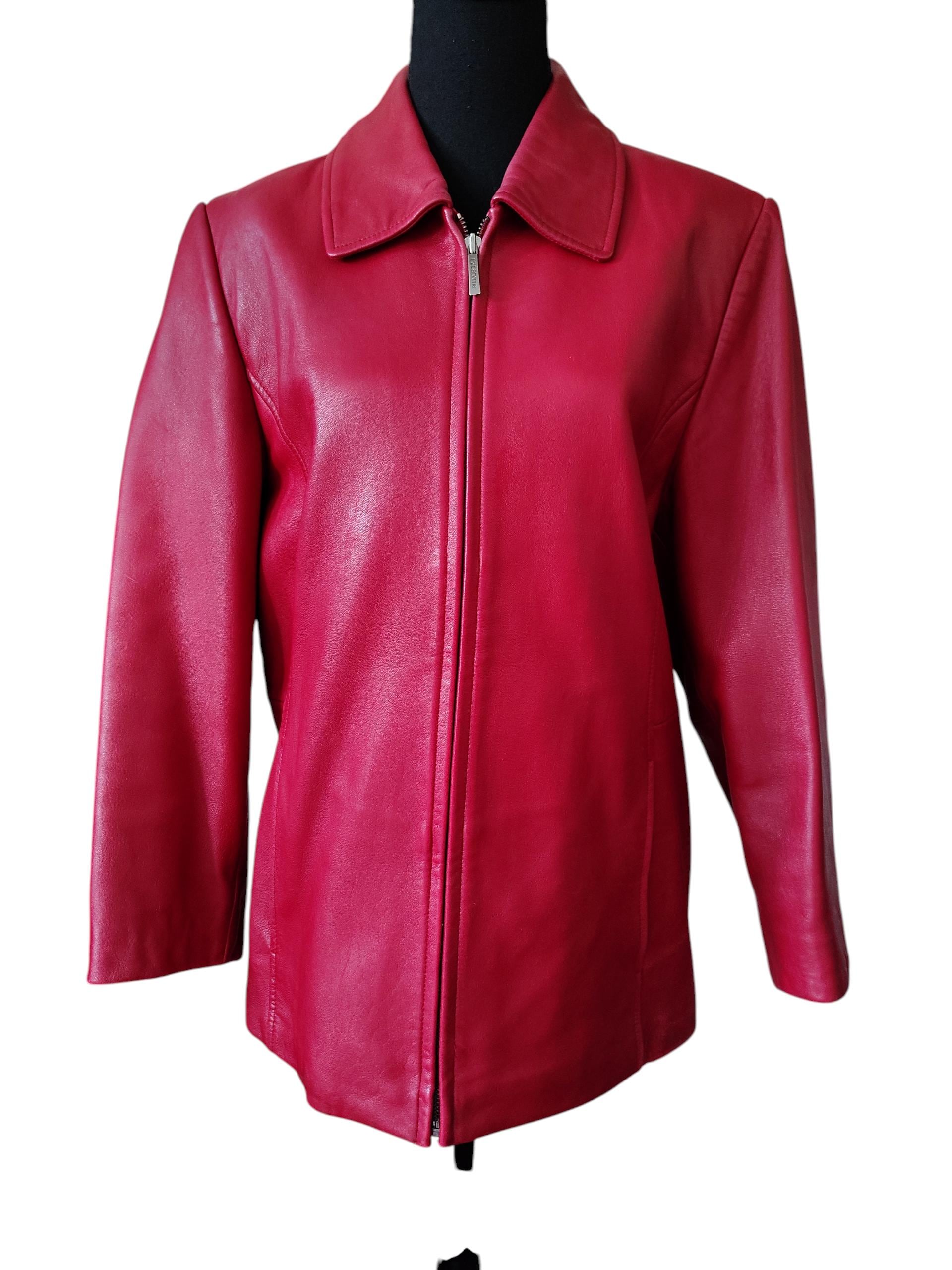 Liz Claiborne Leather Jacket - Etsy Canada