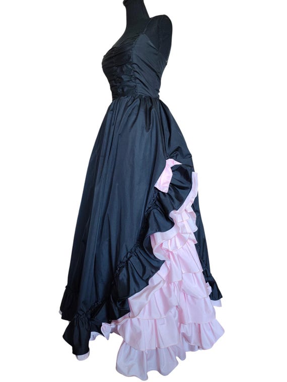 jcpenney black evening dresses Premier Amour Womens Straight Neck Long Sleeve Off the Shoulder Pearl Trim Evening Gown, Color: Black White