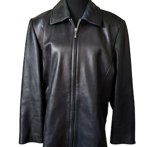 Claiborne Leather Jacket - Etsy