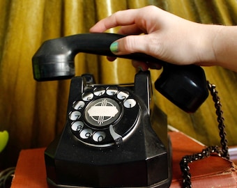 Vintage White Western Electric Touchtone Retro 1970's Donut Phone