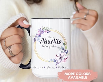 Personalized Grandma Mug with Grandkids Name Gift for Grandma Mothers Day Gift for Grandma Coffee Mug For Grandma Custom Grandma Mug