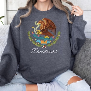 Zacatecas Mexico Crewneck Sweatshirt, Souvenir Gift