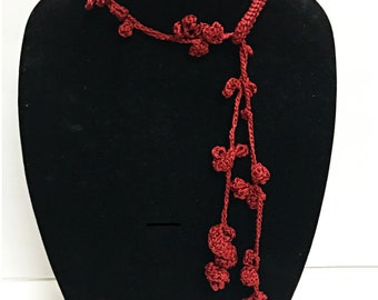 Crocheted Necklace/Lariat