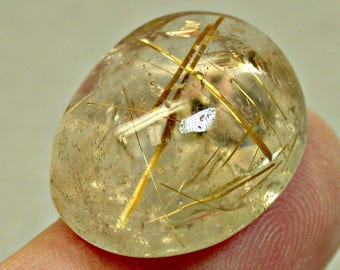 Rutilated Quartz FOCAL GOLD Needles 50.54 cts pkg1 rq31