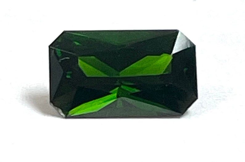 CHROME DIOPSIDE Gemstone Faceted Emerald cut 2.29 cts FG411 image 2