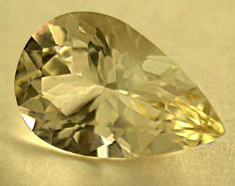 SUNSTONE GOLDEN Sunstone Faceted Pear Shape 2.38 cts fg83