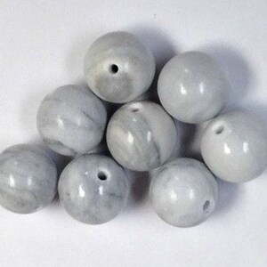 144 Vintage Japan Grey Marble Petal 28x25mm Beads G124 - Etsy