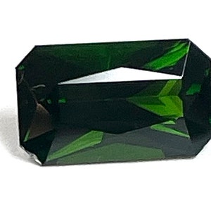 CHROME DIOPSIDE Gemstone Faceted Emerald cut 2.29 cts FG411 image 3