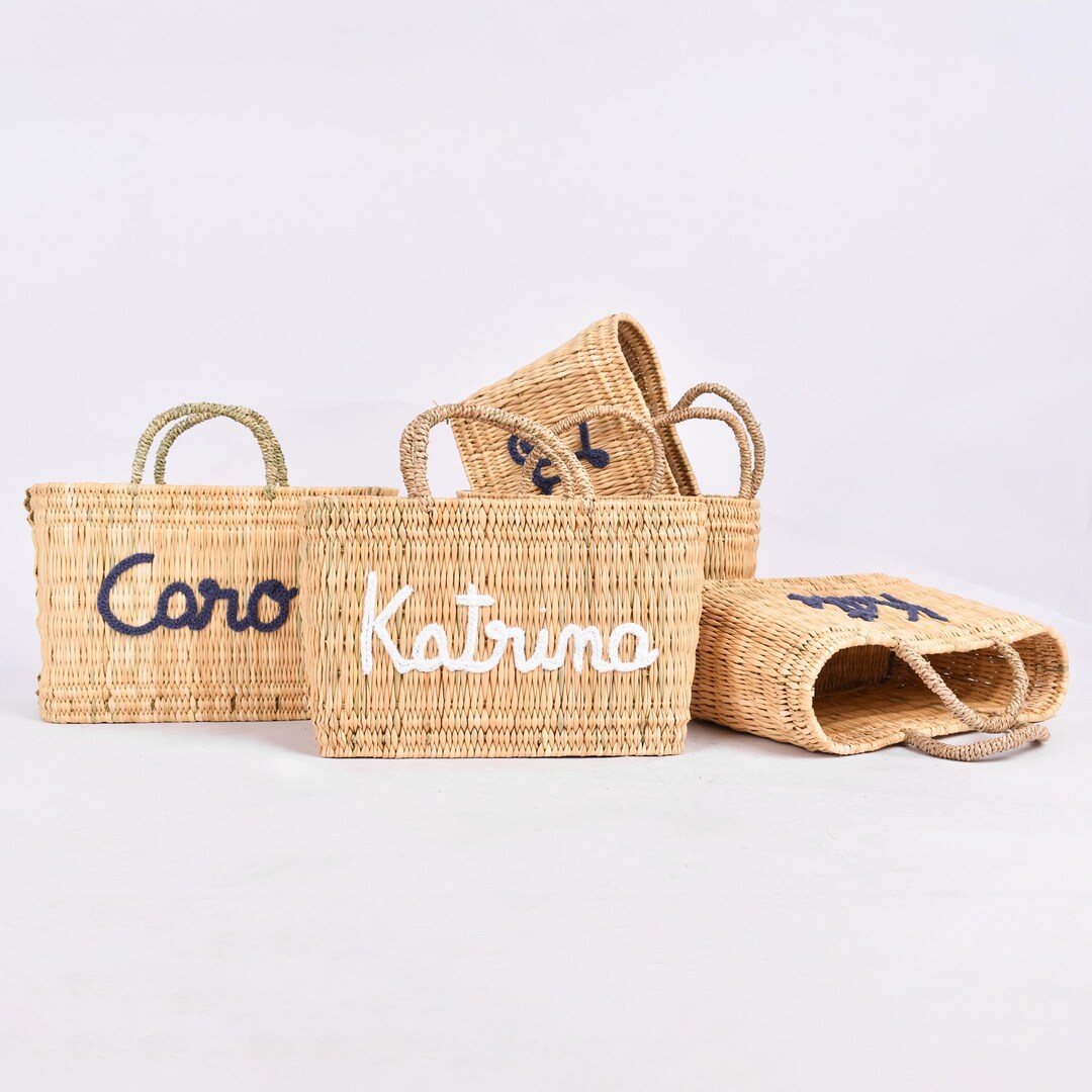 Personalized Gift Basket, Monogrammed Wedding Tote, Bridal Shower Bag ...