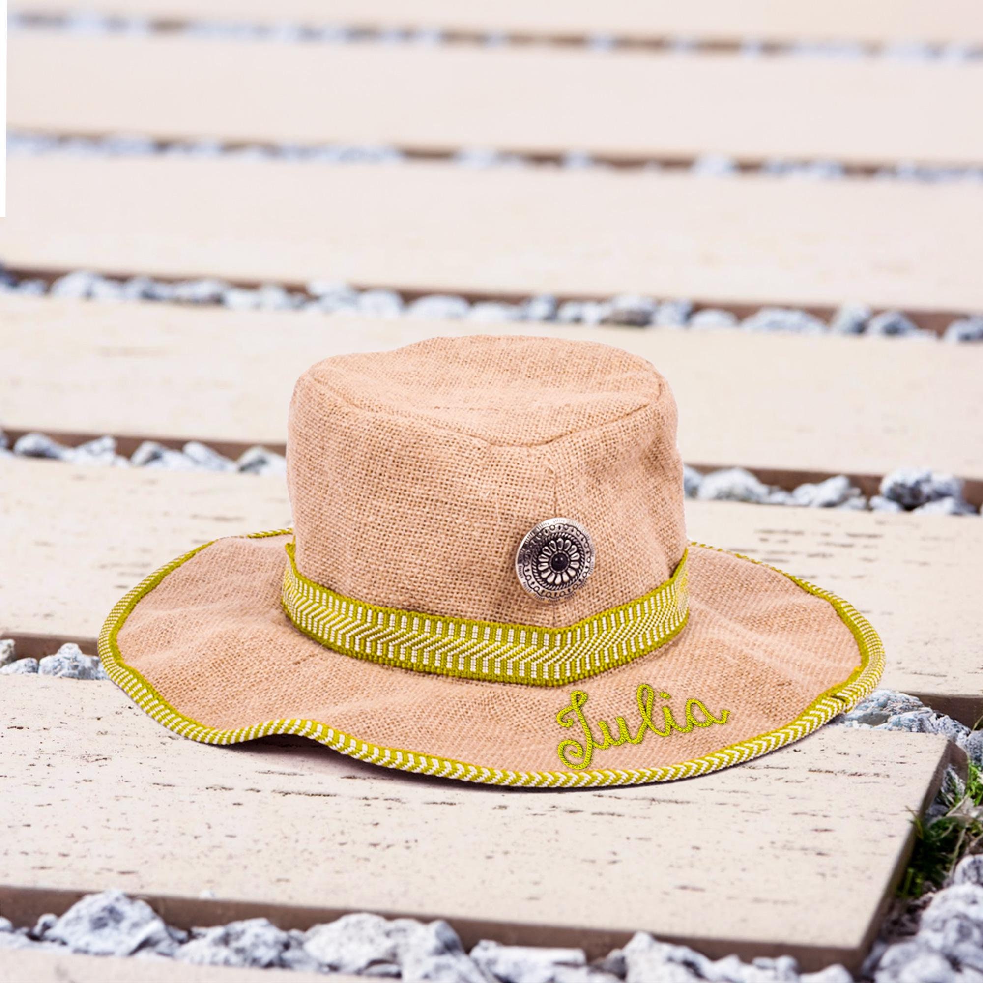 Bachelorette Party Hat, Bride Beach Hat, Custom Bride Sun Hat, Floppy Hat for Honeymoon, Bridesmaid Gifts, Personalized Jute hat