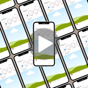 Digital Etsy Seller Mockup Video Template, Canva Template Animated Videos, Instagram Post Product Mockup, Etsy Listing IG Drag & Drop Image