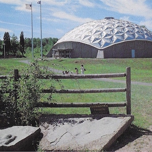 Vintage Postcard Dinosaur State Park Rocky Hill Connecticut Interstate 91 1970 Excellent Condition