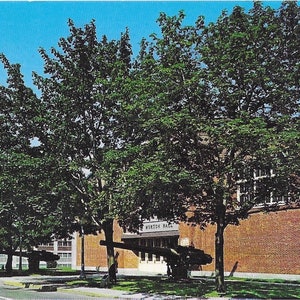 Vintage Postcard Naval Submarine Base Morton Hall New London Groton Connecticut Excellent Condition