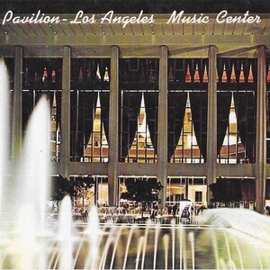 Vintage California Los Angeles Music Center Symphony Hall Opera House 1950 Excellent Condition