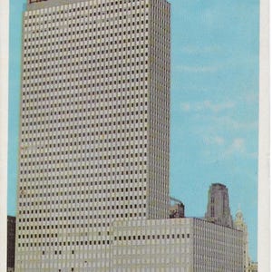 Vintage Illinois Prudential Building Chicago Skyscraper 1960 Excellent Condition