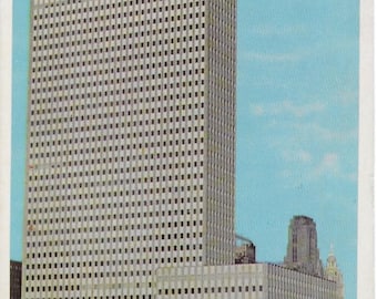 Vintage Prudential Building Skyscraper Chicage Illinois Postcard 1960