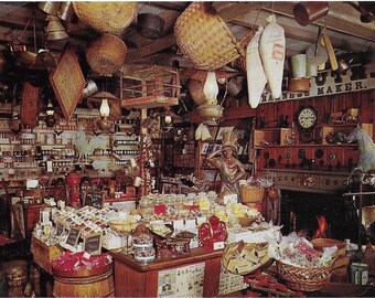 Vintage Postcard: New England Country Store, White Hart Inn, Connecticut