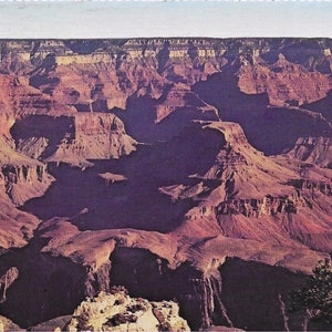 Vintage Arizona Postcard Scenic Landscape View Grand Canyon National Park 1976 Excellent Condition