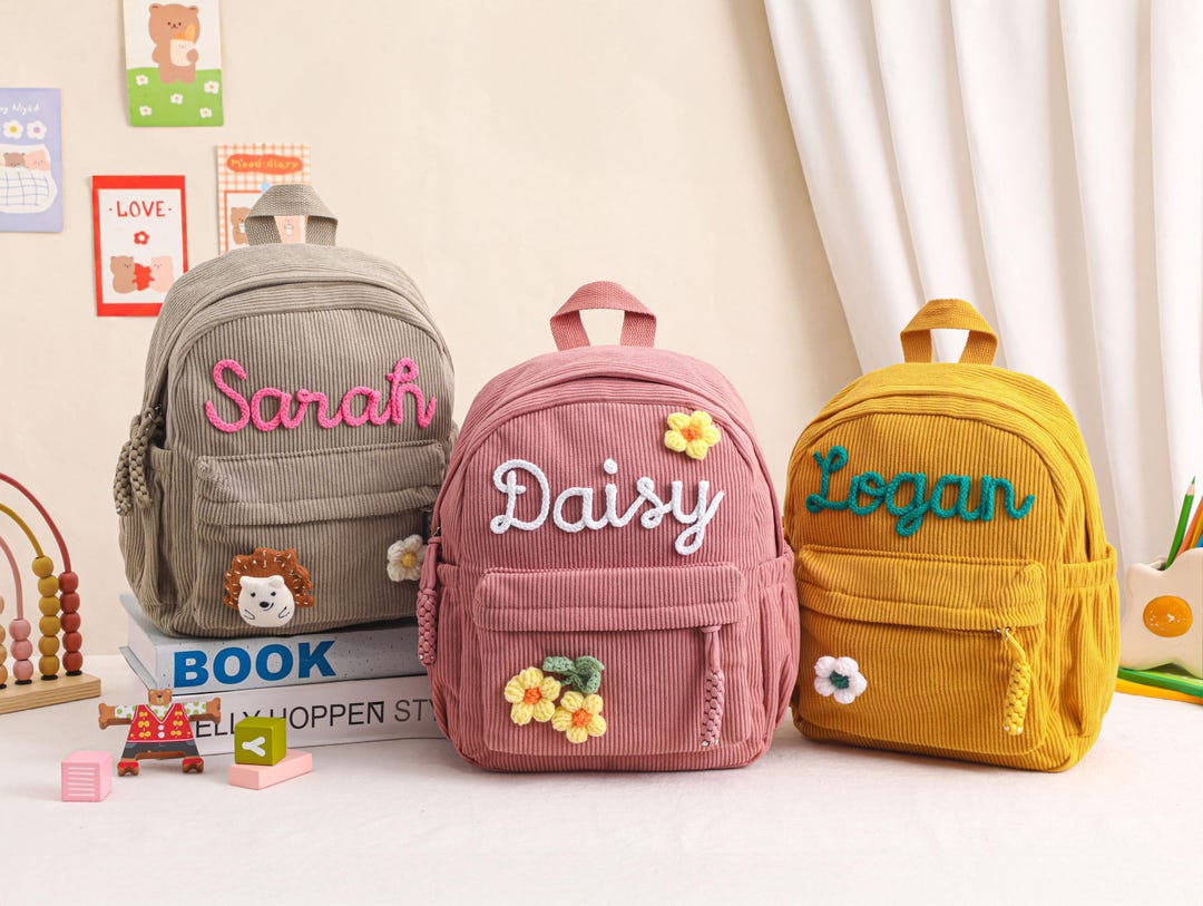 Custom Toddler Backpack, Personalized Backpack With Name, Back to ...