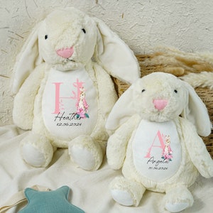 Personalized Bunny Rabbit, New Baby Gift, Baby Shower Gift, Custom ...