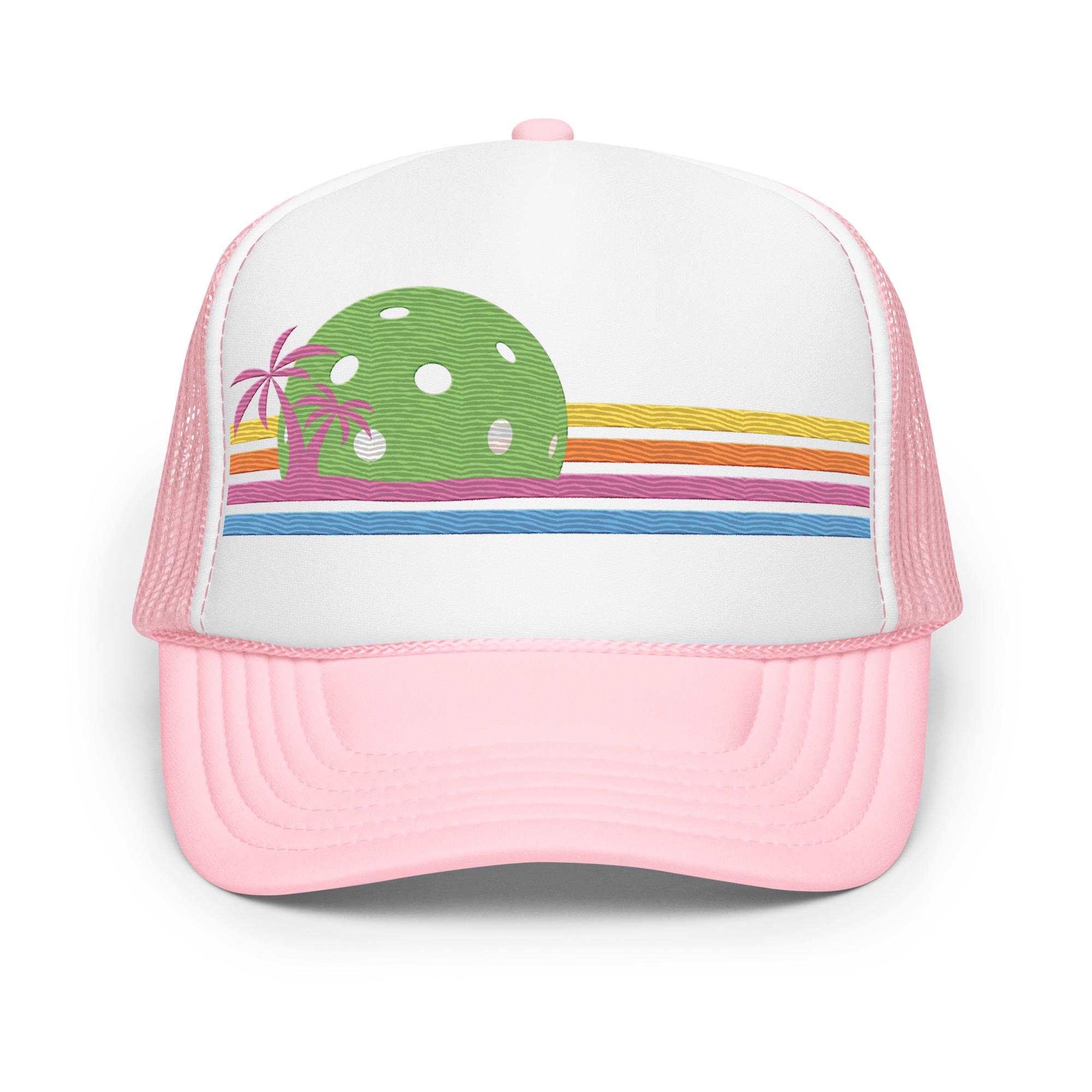 Pink and White Graphic trucker Hat “SO GOOD” Tarte™ trucker hat main image 3