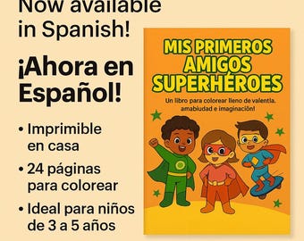 Kleurboek Spaanse superheld – afdrukbaar activiteitenboek (pdf)