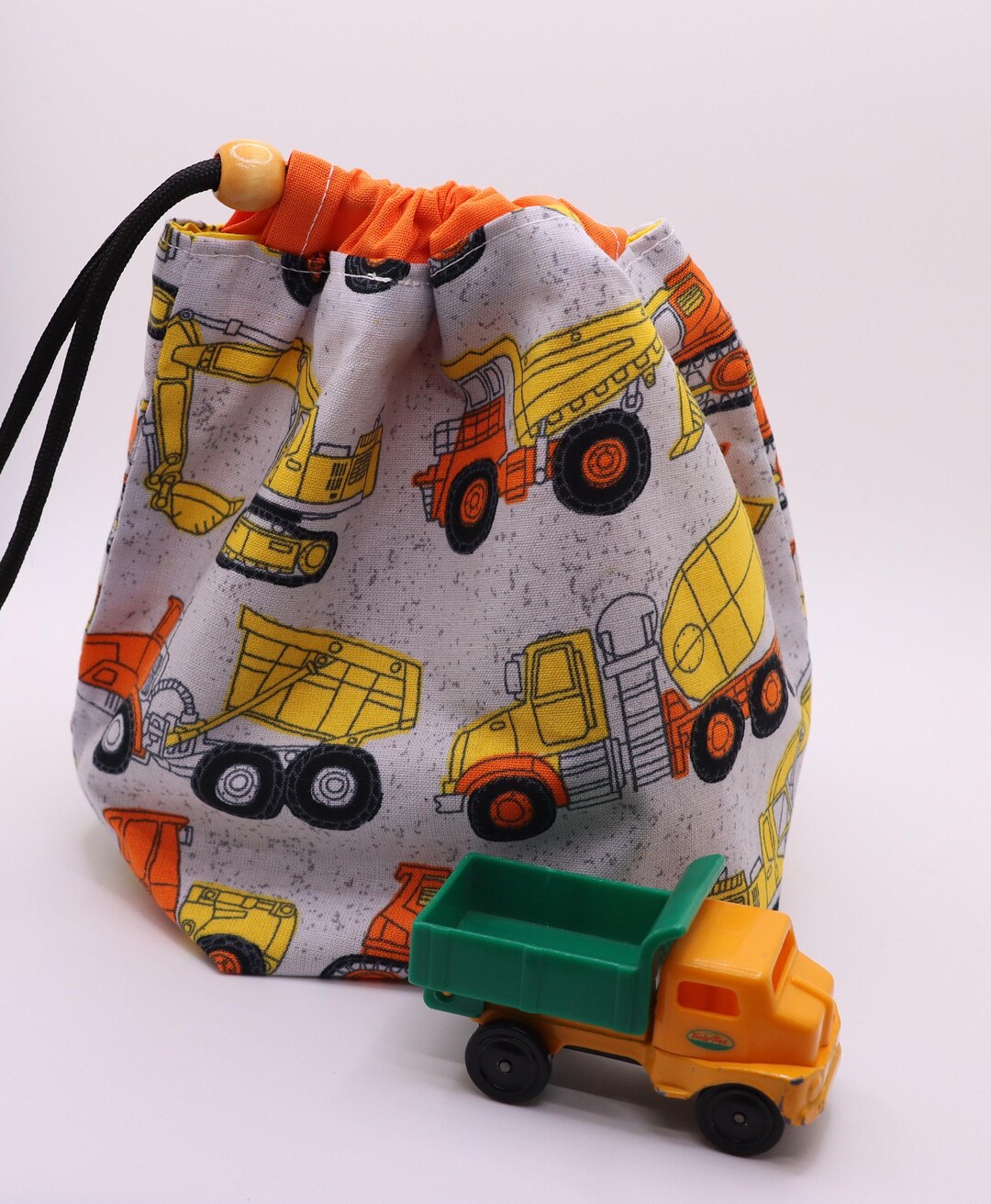 Kids Drawstring Bag- Small Fabric Pouch for Toys, Treasures & Snacks ...