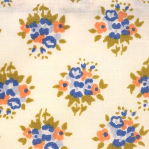 Bolsa para proyectos de tejido – Tela floral – Bolsa pequeña para hilo, almacenamiento de proyectos en proceso, imagen 7