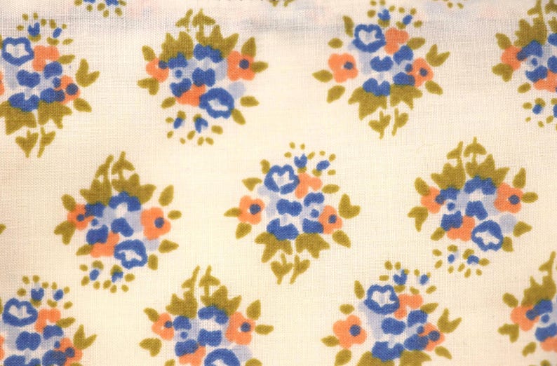 Bolsa para proyectos de tejido – Tela floral – Bolsa pequeña para hilo, almacenamiento de proyectos en proceso, imagen 7