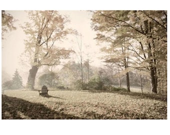Country Landscape Print: Sepia Vintage Inspired Photography