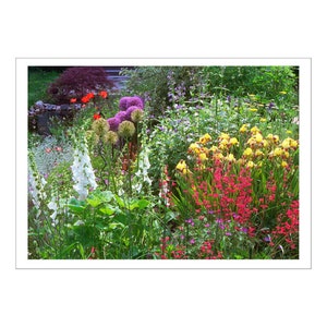 Flower Garden Card, Blank Note Card