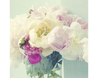Peony Floral Still Life: Impressionist Flower Photography