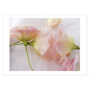 The Kiss,  Floral Note Card with Envelope