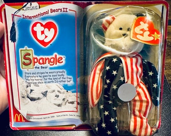 Ultra Rare: TY Beanie Baby - Spangle The Bear - McDonalds 1999; New w/ Taags…In Box, Never Opened. Condition is New.