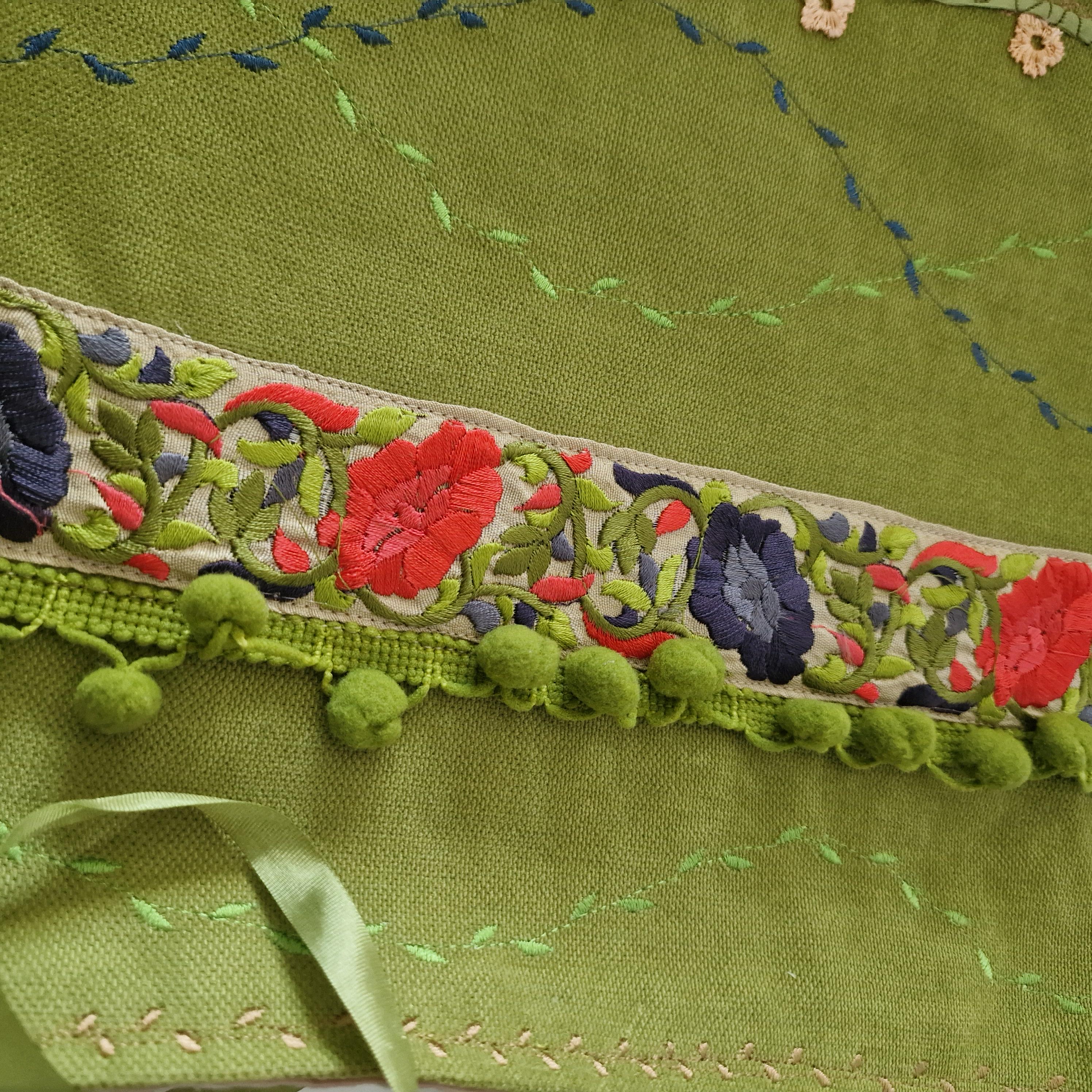 Handmade 13" Laptop Sleeve | Padded Case | Floral Fabric Cover