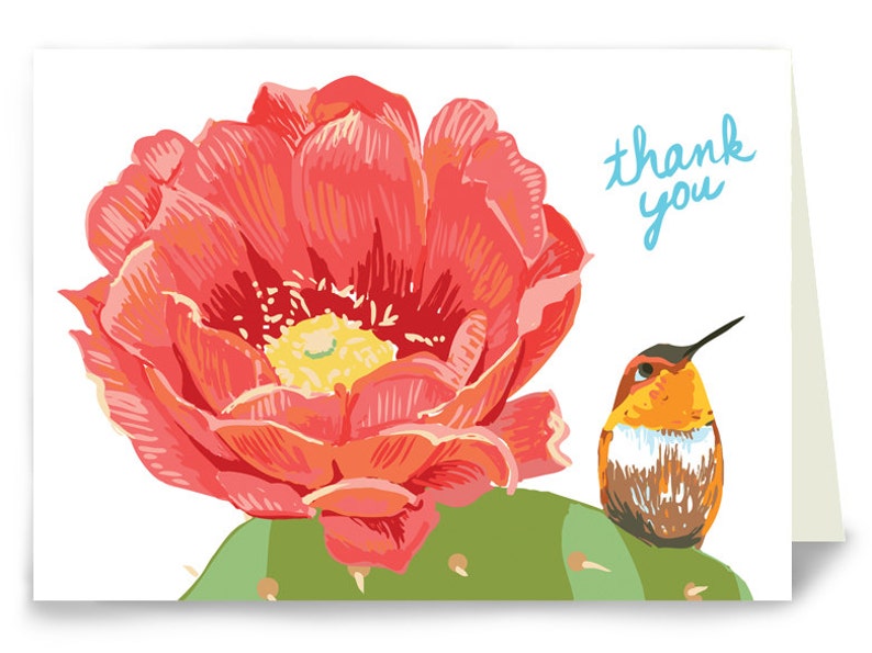 Thank You Birds TYBIRDBOX Box of 8 Assorted Cards 4 designs