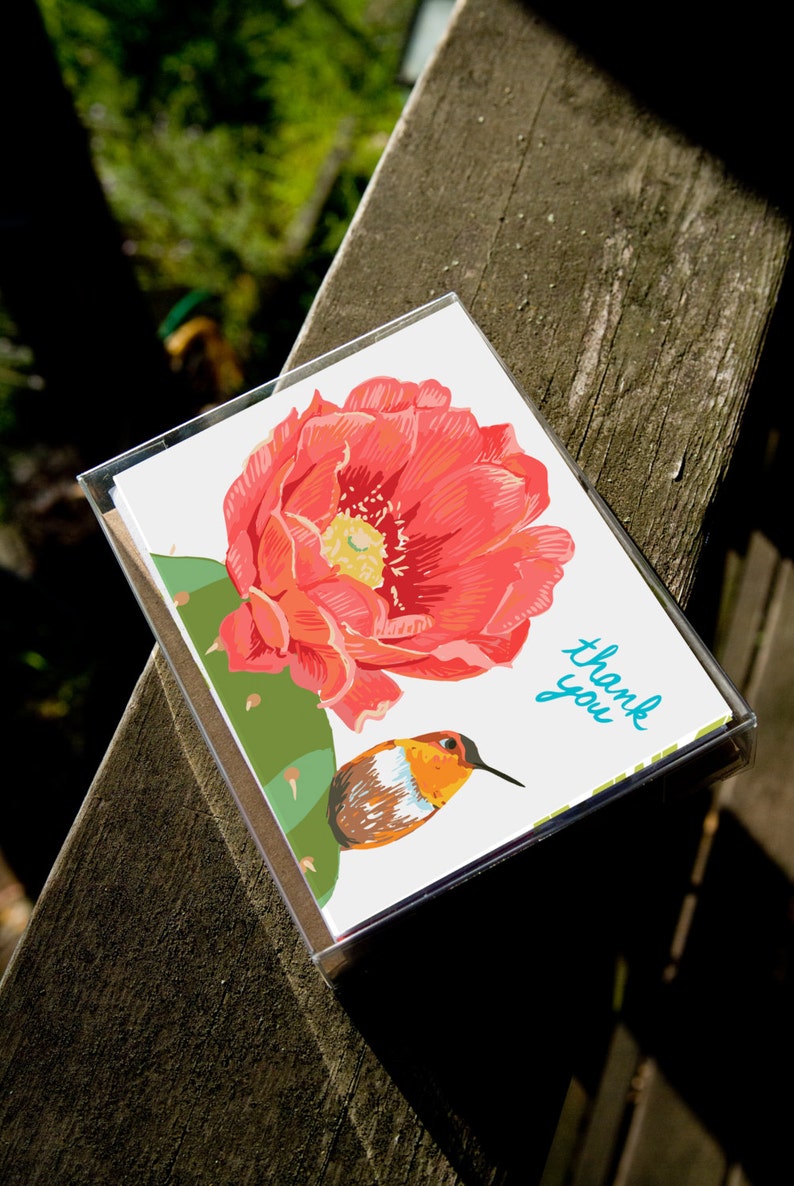 Thank You Birds TYBIRDBOX Box of 8 Assorted Cards 4 designs