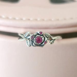 美女と野獣ローズリング、女性用リング、ファッションジュエリー、彼女へのギフト、925スターリングシルバー