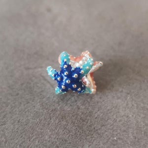 Colorful Starfish Mini Charm For Pandora Charms Bracelets DIY Necklace Pendant Gift for her 925 Sterling Silver Charm For Bracelets