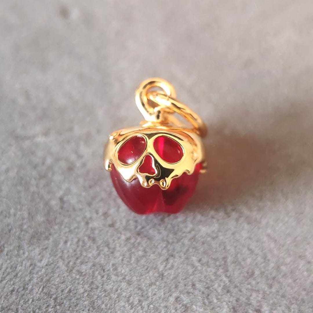 Disney Evil Queen Apple Dangle Charm Pandora Bracelet Compatible Gold ...