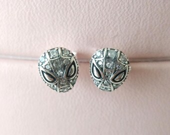 925 Sterling Silver Spider-Man Stud Earrings,Earrings for women,Fashion jewelry,Gift for her