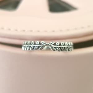 小麦粒ウィッシュボーンリング、女性用リング、ファッションジュエリー、彼女へのギフト、925スターリングシルバー