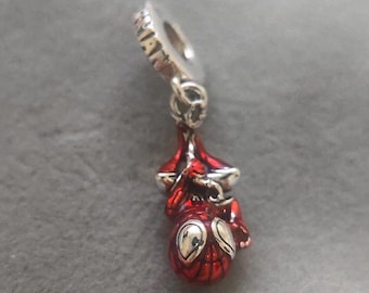 Spider-Man Charm: 925 Sterling Silver Dangle Bead for Pandora Bracelets