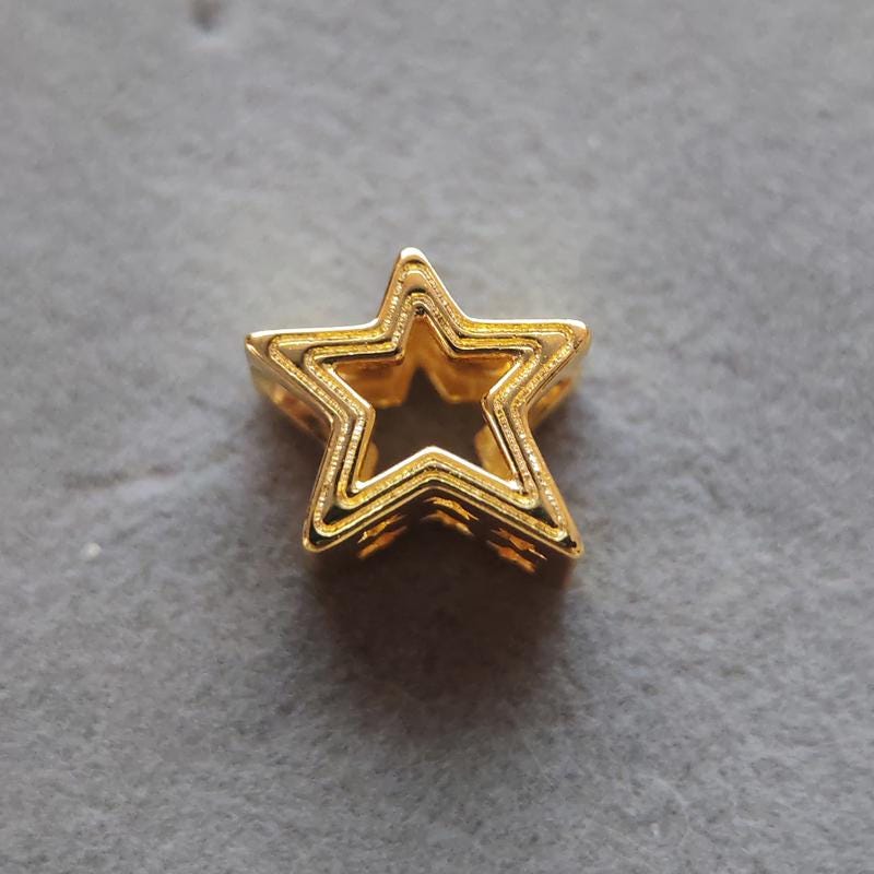 Gold-plated Five-pointed Star Charm For Pandora Charms Bracelets DIY Necklace Pendant Gift for her