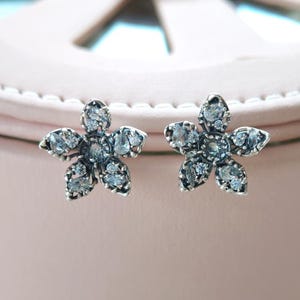 925 スターリングシルバー デモゴルゴン スタッド イヤリング、女性用カニバル フラワー イヤリング、ファッション ジュエリー、彼女へのギフト